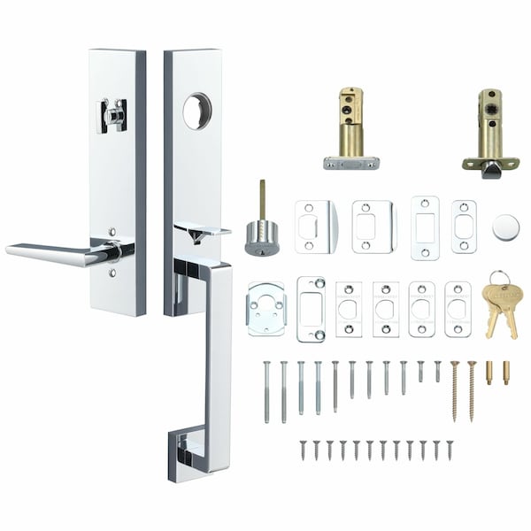 Sure-Loc Hardware Tulip Privacy Knobset, Satin Stainless